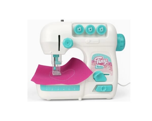 Máquina De Coser Infantil Tiny  Con Tela, Hilo y Accesorios