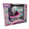 Máquina De Coser Infantil Tiny  Con Tela, Hilo y Accesorios - Imagen 2