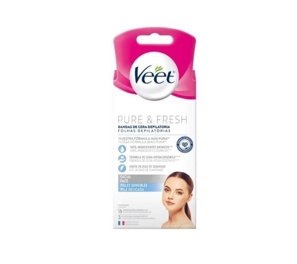 Veet Bandas Depilatorias x16 Faciales