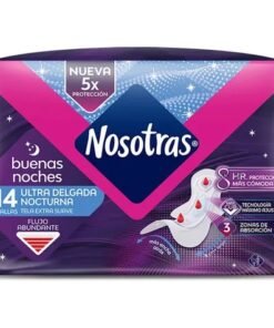 Nosotras Toallitas Buenas Noches Ultra Delgada x14