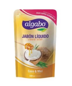 Gel de Ducha Algabo - Coco y Miel ( Recarga Económica) x220ml