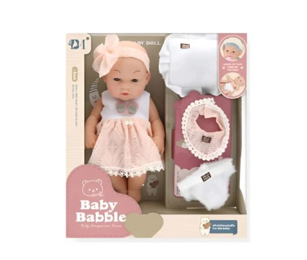 Bebote con Accesorios Baby Babble Ropita y Almohada