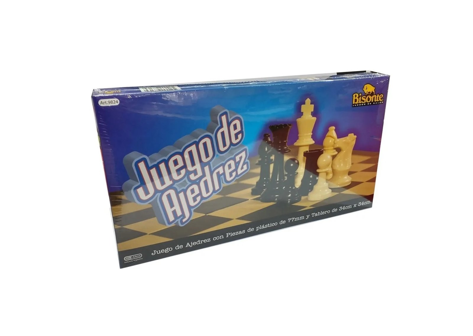 Ajedrez Bisonte Piezas Plasticas