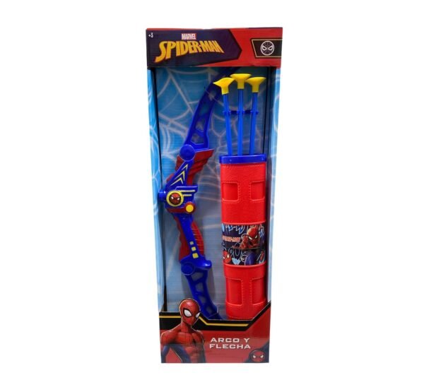 Arco + 3 Flechas Spiderman Marvel Con Carcaj Sebigus 55726