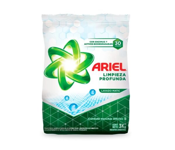 Ariel Jabón en Polvo Limpieza Profunda