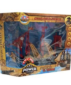 Barco Pirata De Juguete Con Velas Rojas- Sebigus