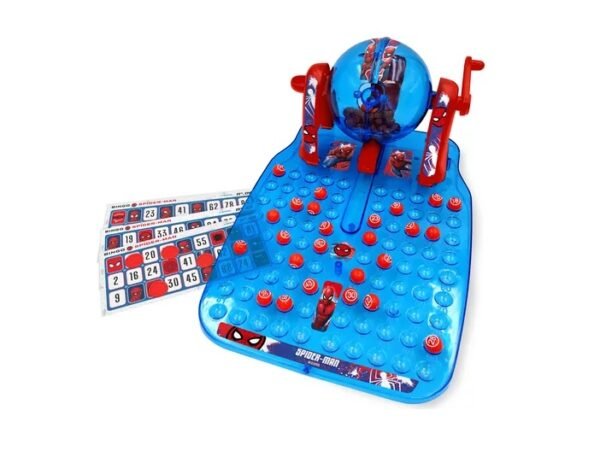 Bingo Spiderman C/bolillero Juego De Mesa 54859
