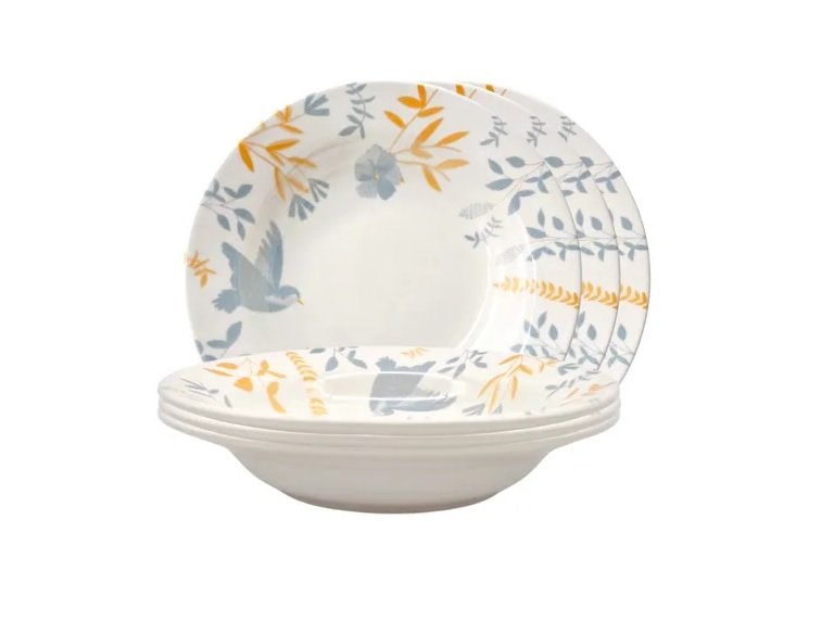 Plato Hondo Biona Diseño aves