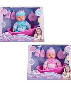 Muñeca Tiny Baby Hora De Bañarse Sebigus