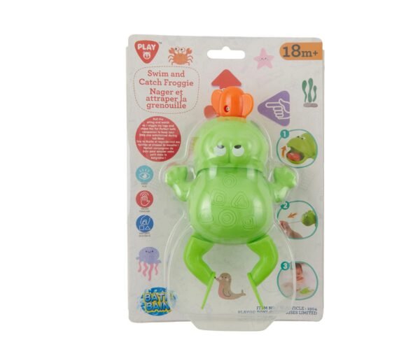 Swim and Catch Froggie Rana con Cuerda