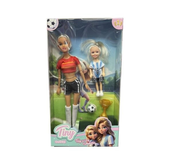 Tiny y Lucy Futbolistas