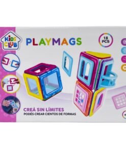 Playmags Juego De Bloques Magnéticos Incluye 18 Piezas