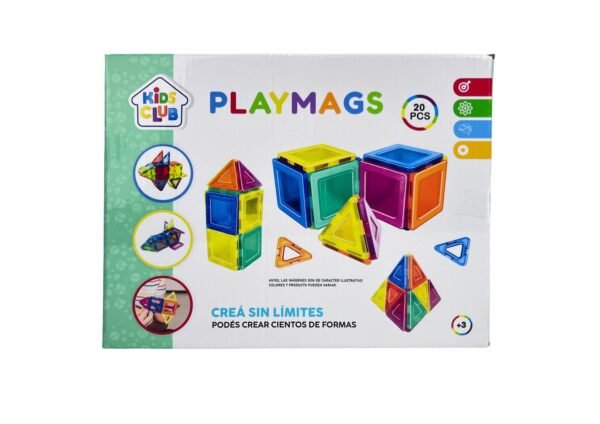Piezas Magnéticas x20 piezas- Playmags