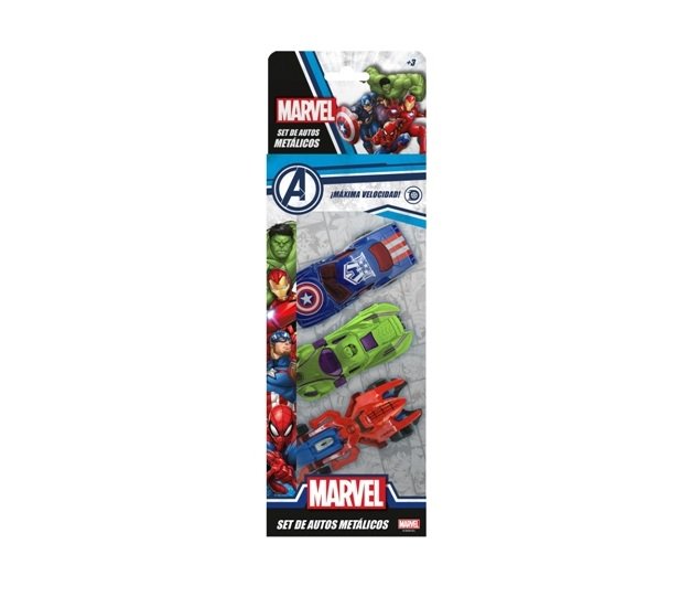 Set de Autos Metálicos x3 Surtidos