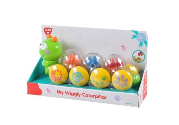 My Wiggly Caterpillar- Sonajero de Arrastre de Oruga