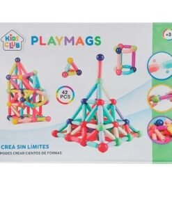 Playmags Juego De Bloques Magnéticos 42 Piezas