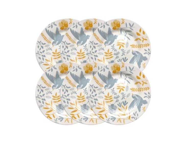 Plato Playo Biona Diseño aves