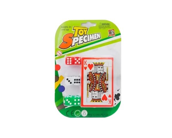 Juego de Poker- Set Cartas + Dados