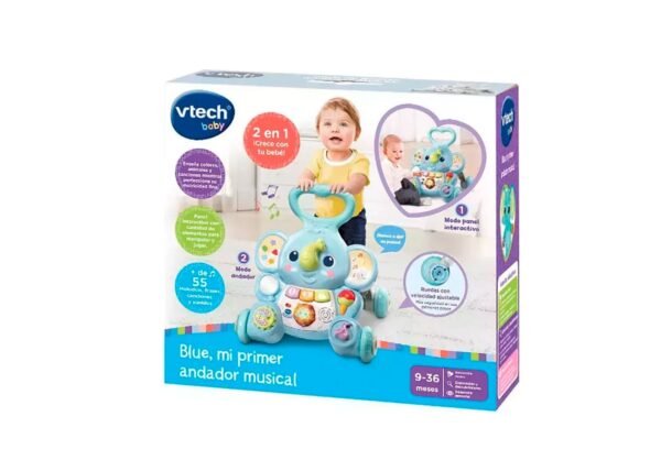 Mi Primer Andador Elefante Blue Caminador Vtech