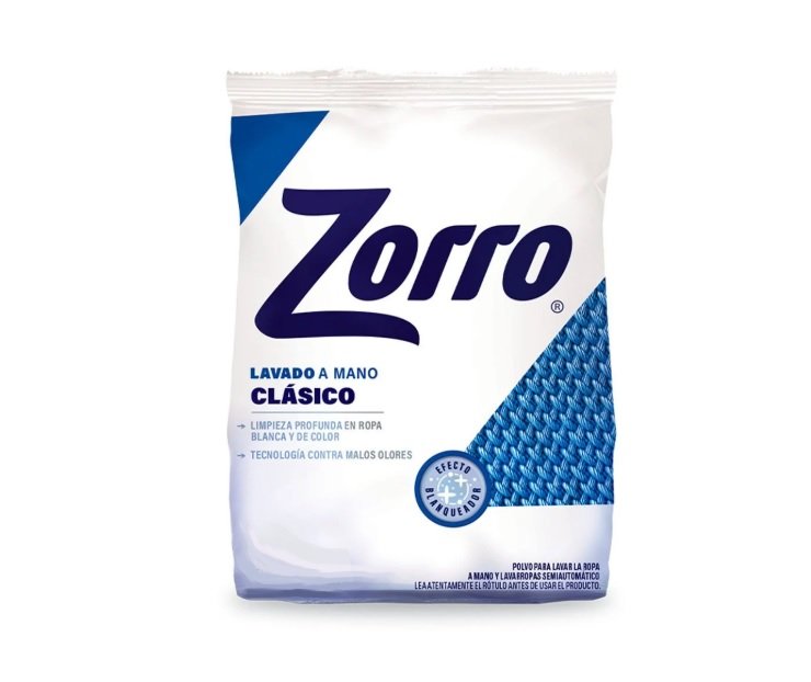 Zorro Jabon en Polvo Clásico Lavado a Mano