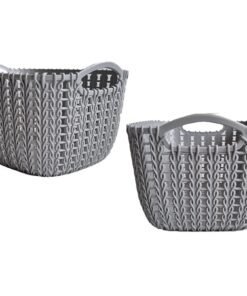 Cesto Rattan Chico Plástico