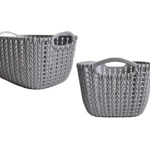 Cesto Rattan Chico Plástico