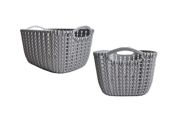 Cesto Rattan Chico Plástico