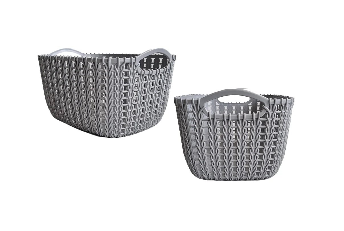 Cesto Rattan Chico Plástico