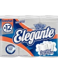 Elegante Pack x12 Papel 30mts Doble Hoja