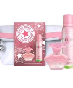 Estuche Blanco Flower Rose Perfume +Deo