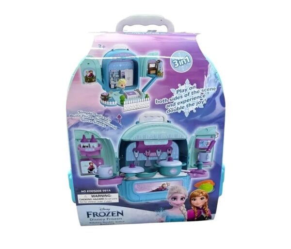 Valija Frozen 2 - Set De Juego 2 En 1 Cocina Y Casa De Elsa