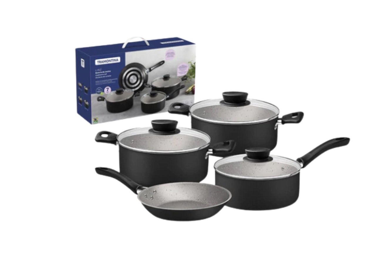 Tramontina Linz Batería de Cocina x7 piezas