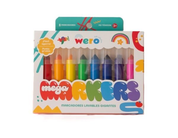 Wero Mega Markers- Marcadores Gigantes x8