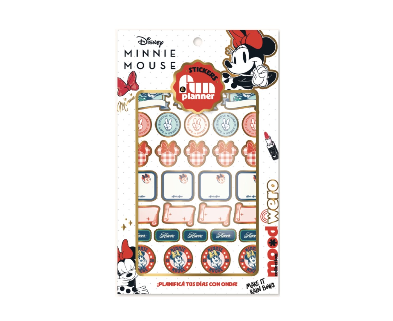 Wero Fun Planner Pack de 6 Planchas de Stickers