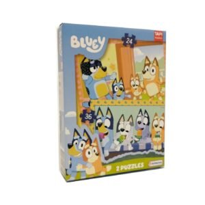 Bluey 2 Puzzles en 1- Tapimovil