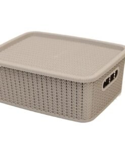 Cesto Ratan Cinza Concreto 12,5 lts