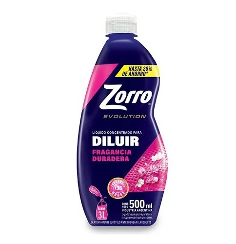 Zorro Líquido para Diluir Fragancia Duradera x500