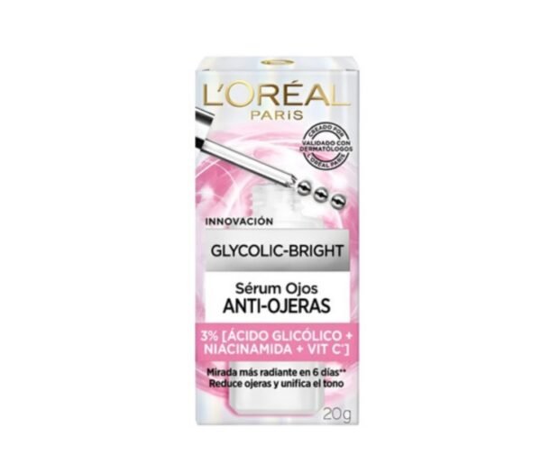 Loreal Glycolic Bright Anti Manchas Serum Ojos x30ml