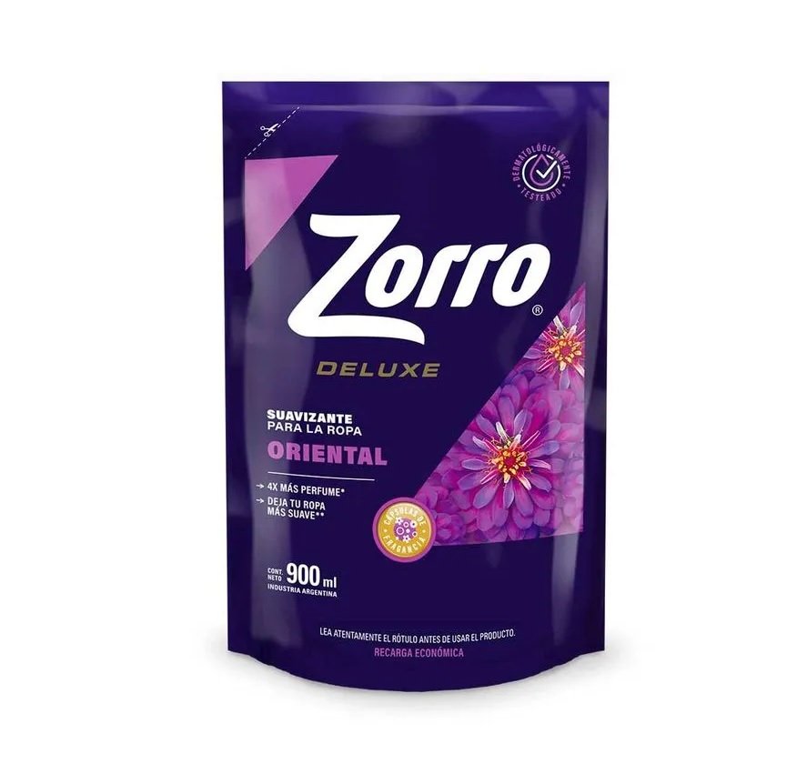 Suavizante Zorro Deluxe x900ml