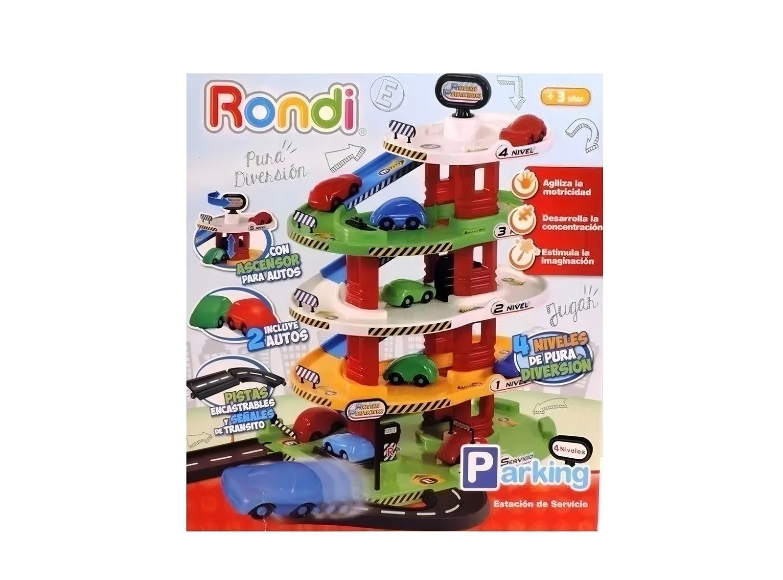 Parking 4 Niveles Rondi Garage Con 2 Autos 7002