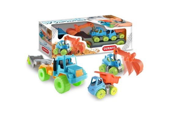 Set de Construccion Excavadora Camión y Volcador 233
