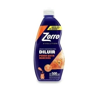 Zorro Líquido para Diluir Poder Quita Manchas x500
