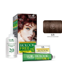 Tan Natural Biolook Free N°5.73 Castaño Claro Choc. dorado