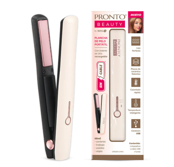 Plancha de pelo portátil Pronto Beauty