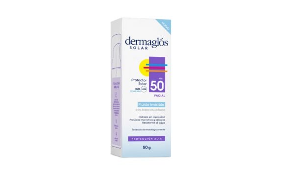 Dermaglós Solar FPS 50 (Fluido Invisible) Facial x50g