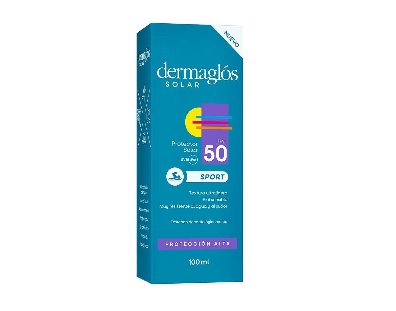 Dermaglós Solar FPS 50 (SPORT) 100ml