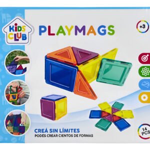 Bloques Magnéticos PlayMags 14pcs ¡Crea sin Limites!
