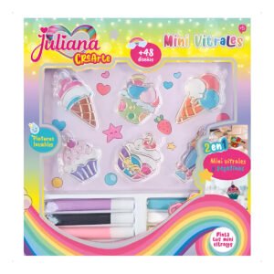 Juliana Crearte mini vitrales y pegatinas