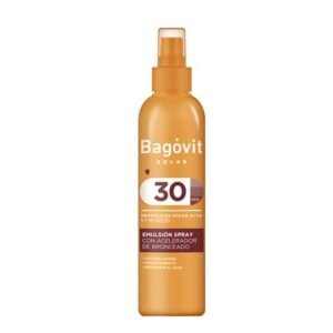 Bagovit Emulsión Spray c/Acelerador de Bronceado fps30 x200gr