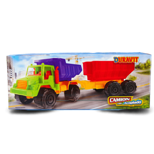 Set camion con acoplado y volquete Duravit